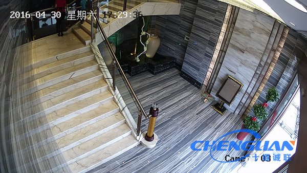 龍城公館酒店一樓大廳監控